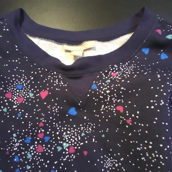 Woman Within Heart Design Sweatshirt Size 4x Colorful Festive Casual - Picture 3 of 9